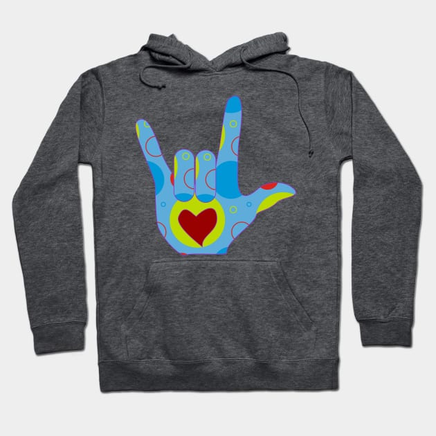 Love Sign Hoodie by BeAwesomeApparel